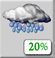 Tuesday: Slight Chance Rain Showers then Slight Chance Showers And Thunderstorms
